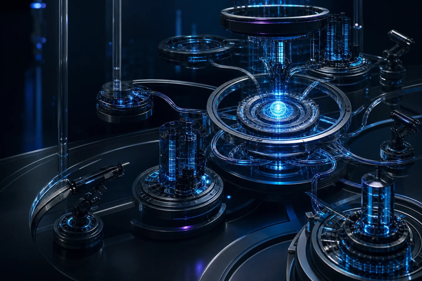 AI-автоматизація — преміальна візуалізація digital-системи WEBTOP